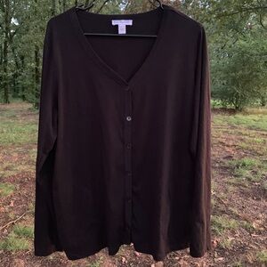 min rogers intimates black shirt women’s s L